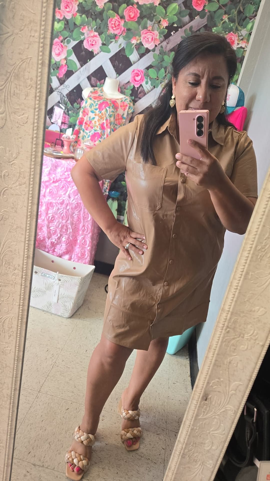 Stella Leather Dress