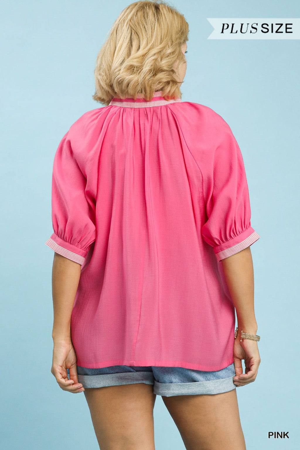 Sweetheart Plus Size Pink Top