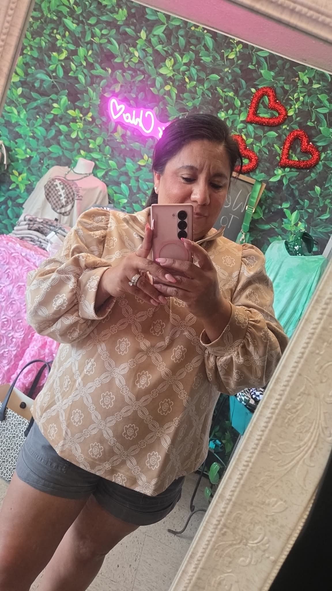 Latte Brown top