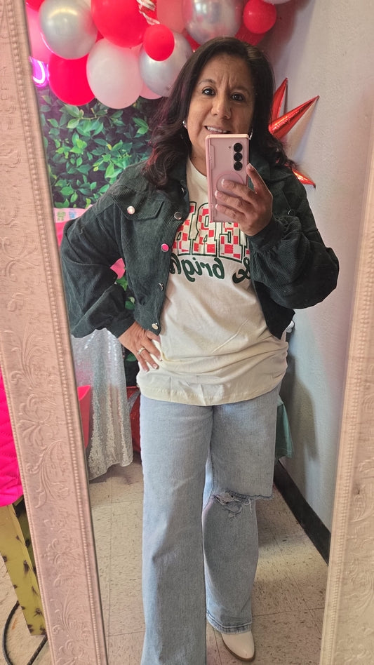 Dahlia cropped jacket