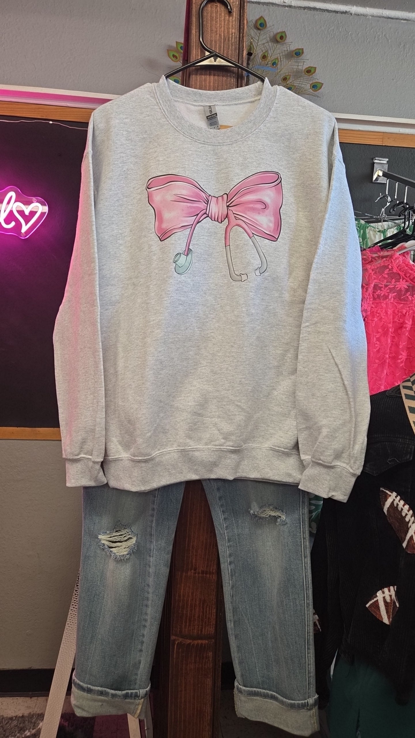 Lisa bow sweatshirt