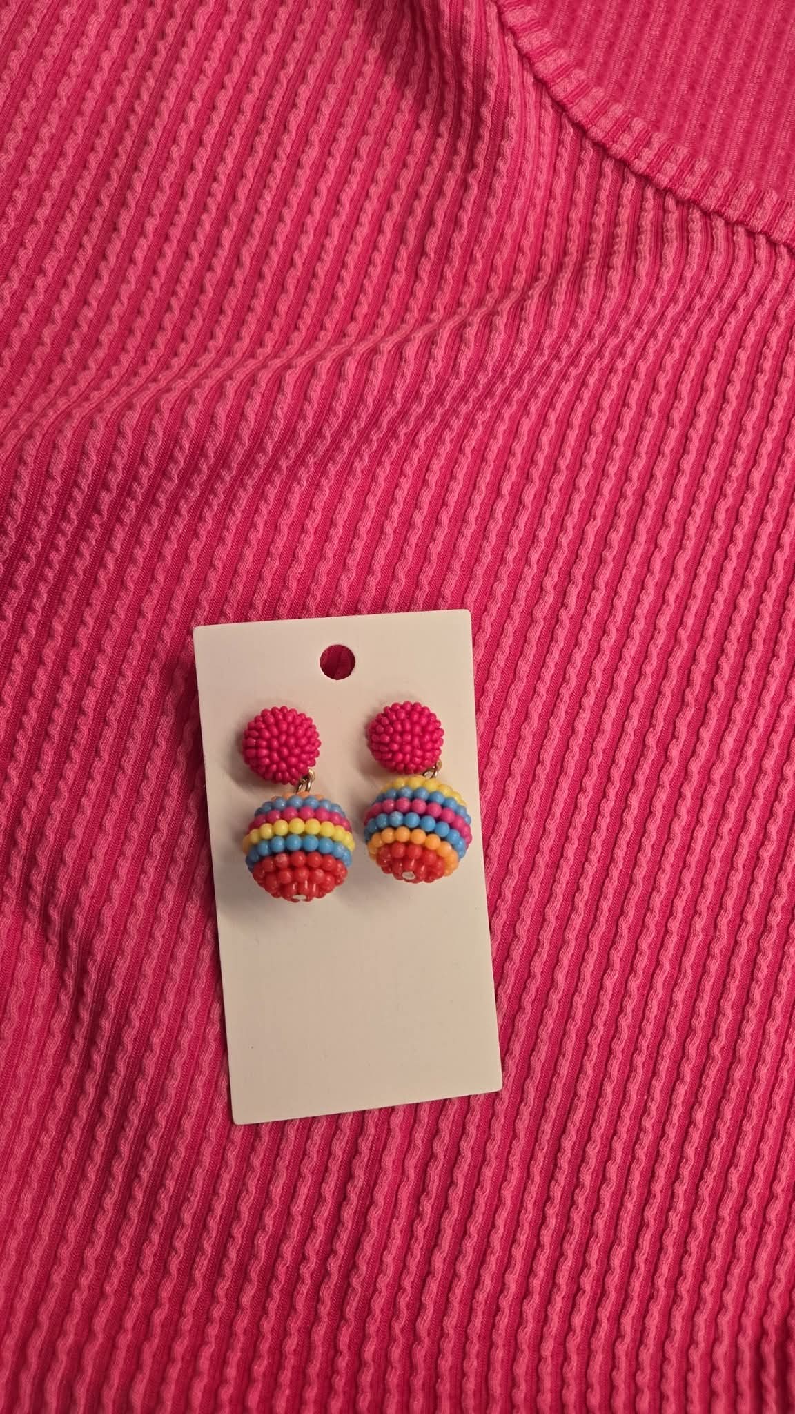 Barbie Pink ribbed set