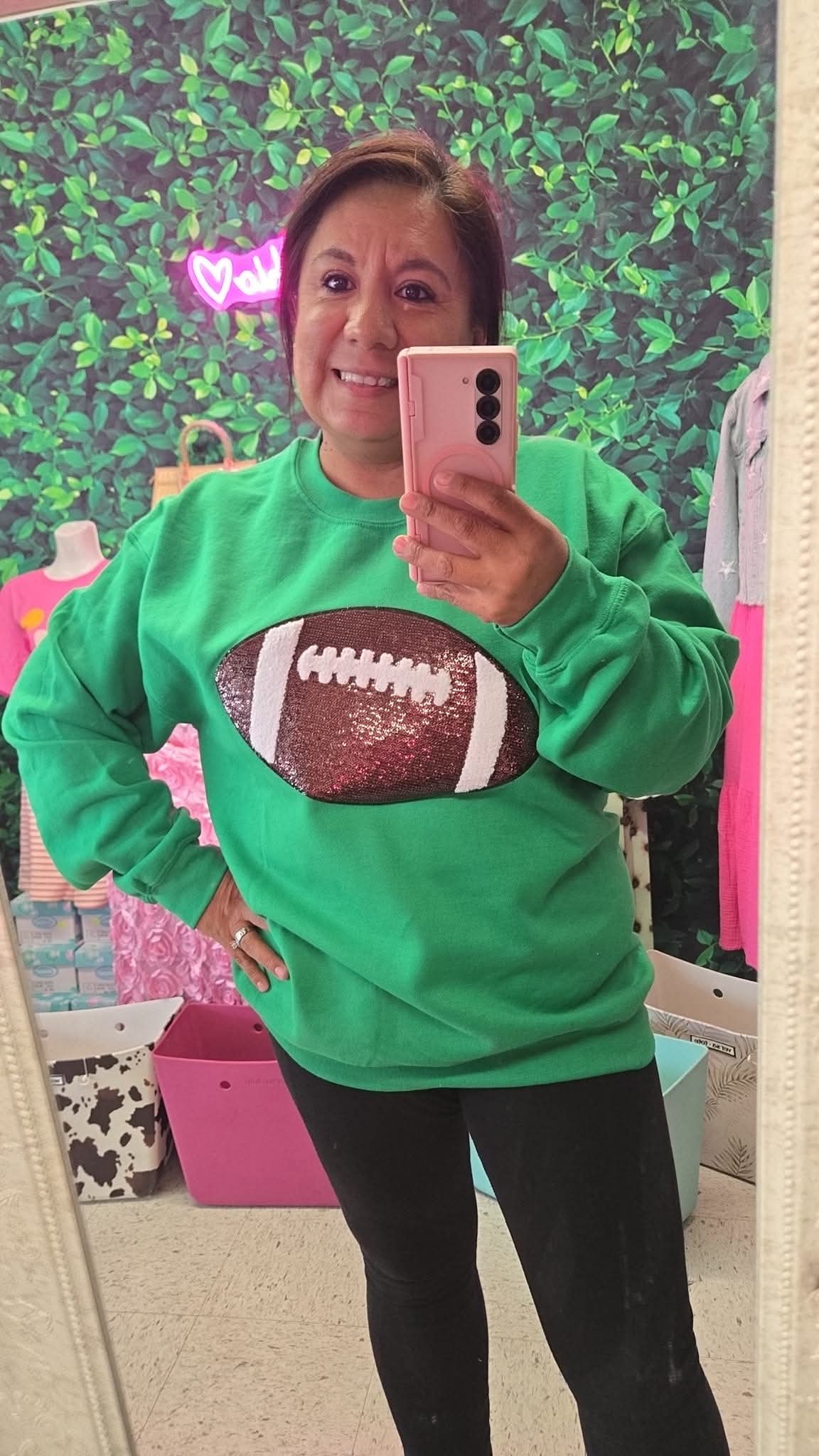 Kelly green Friday Night Lights Sweatshirt