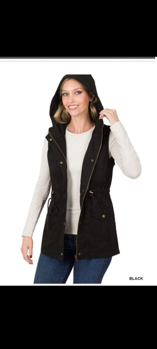Shonda hooded vest