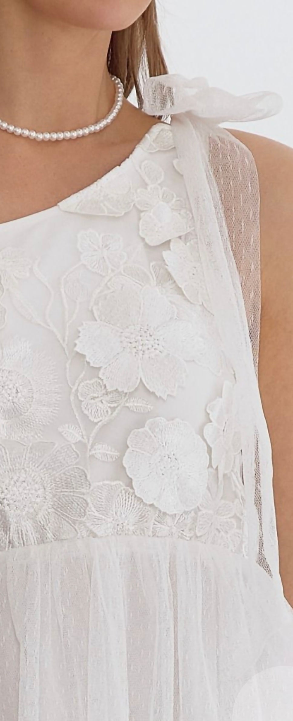 Eloise One-Shoulder Tulle Dress