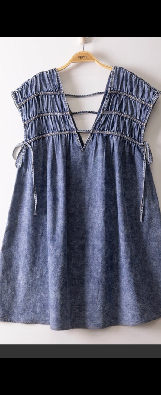 Harlow Denim Dress
