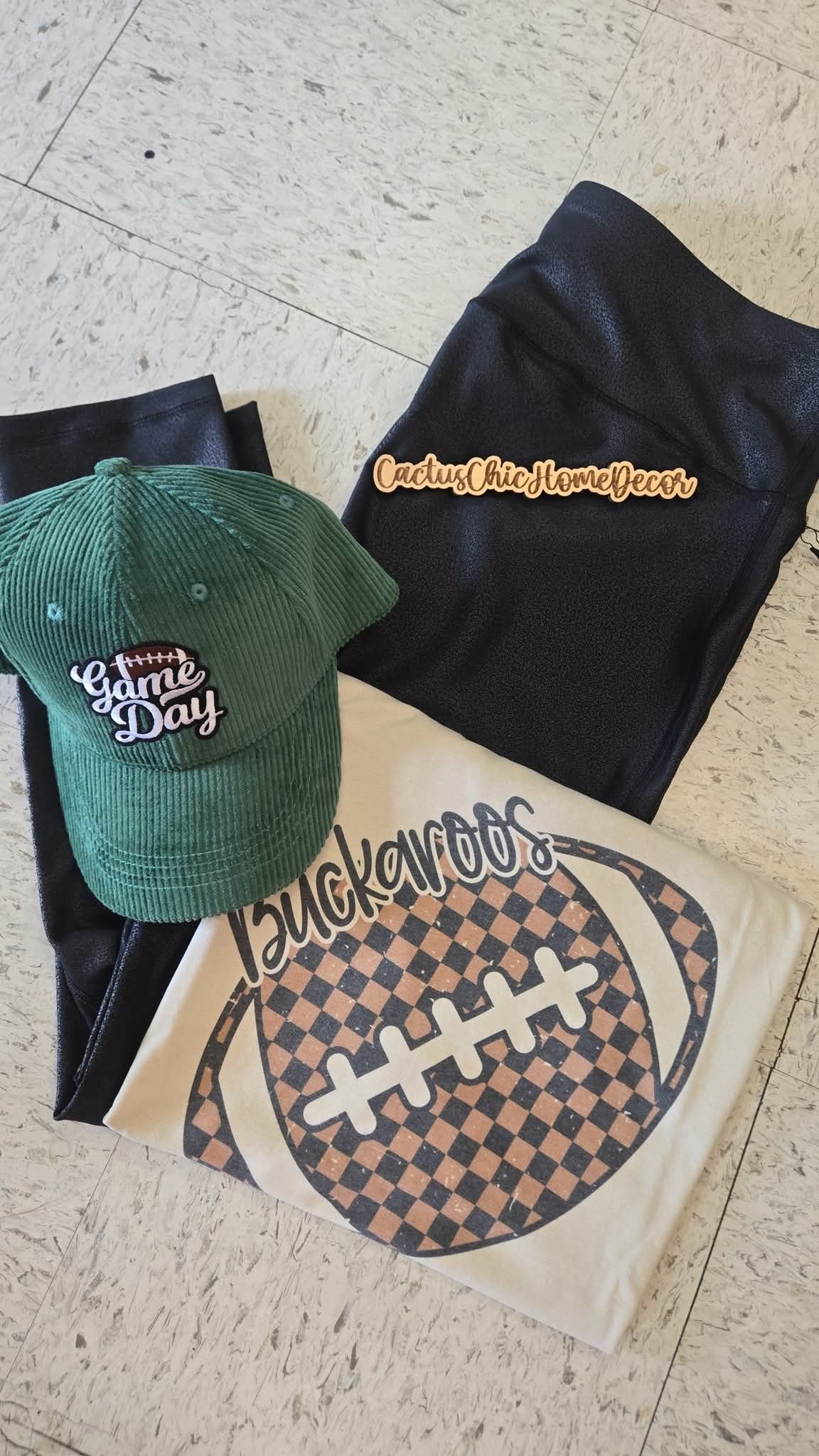 Checkered Football GameDay Tee