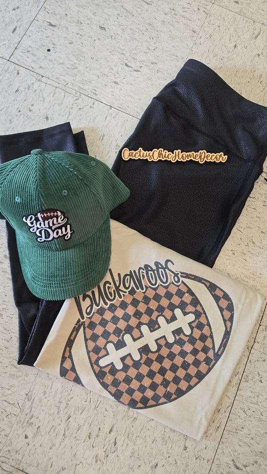 Checkered Football GameDay Tee