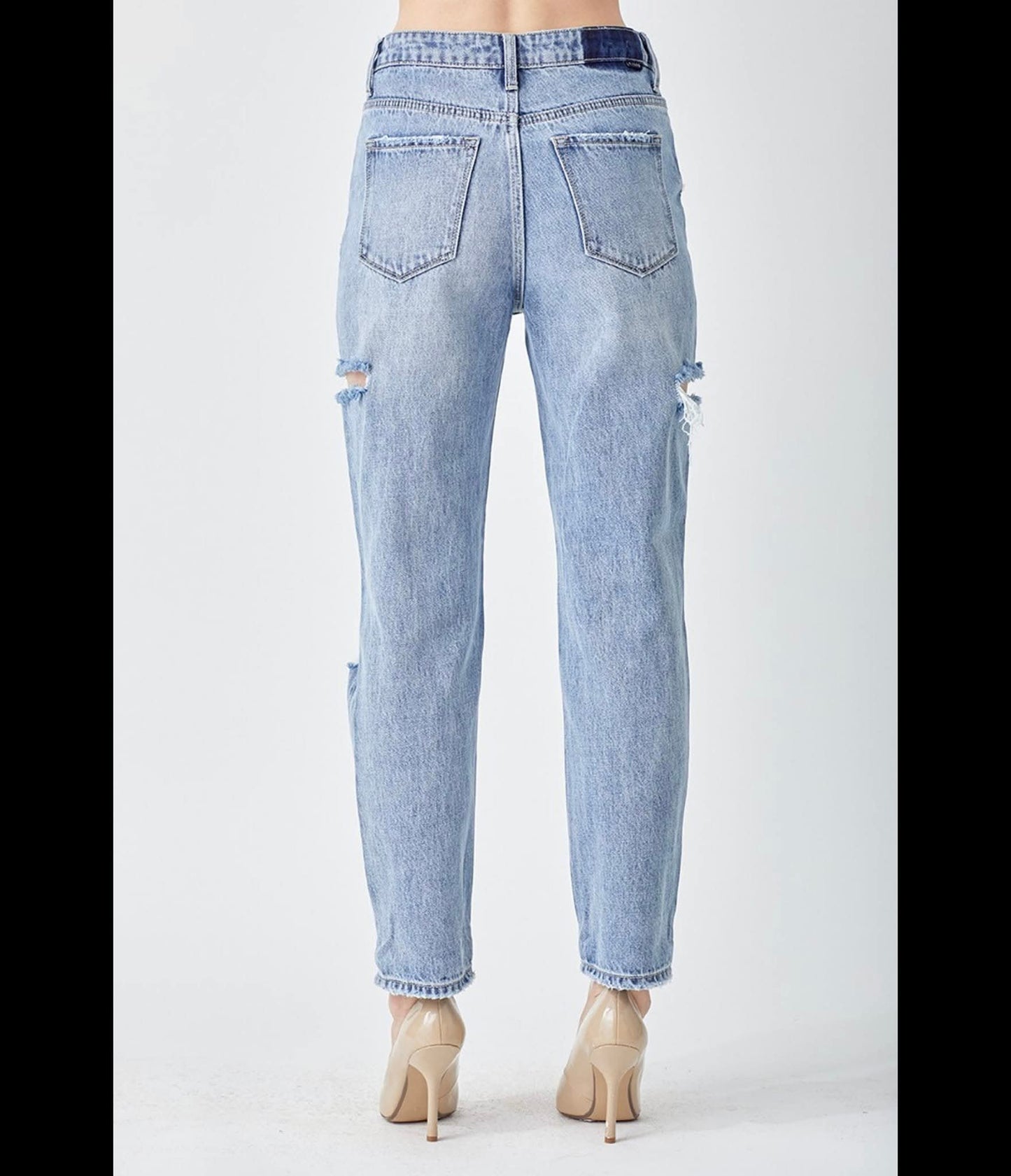 Tori Rose Barrel Jeans