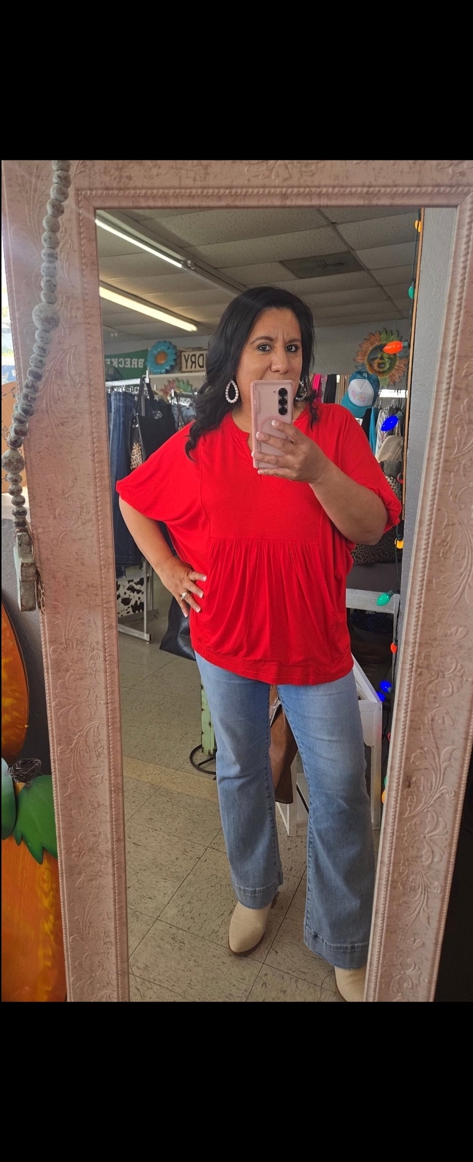 Cherry Red Top