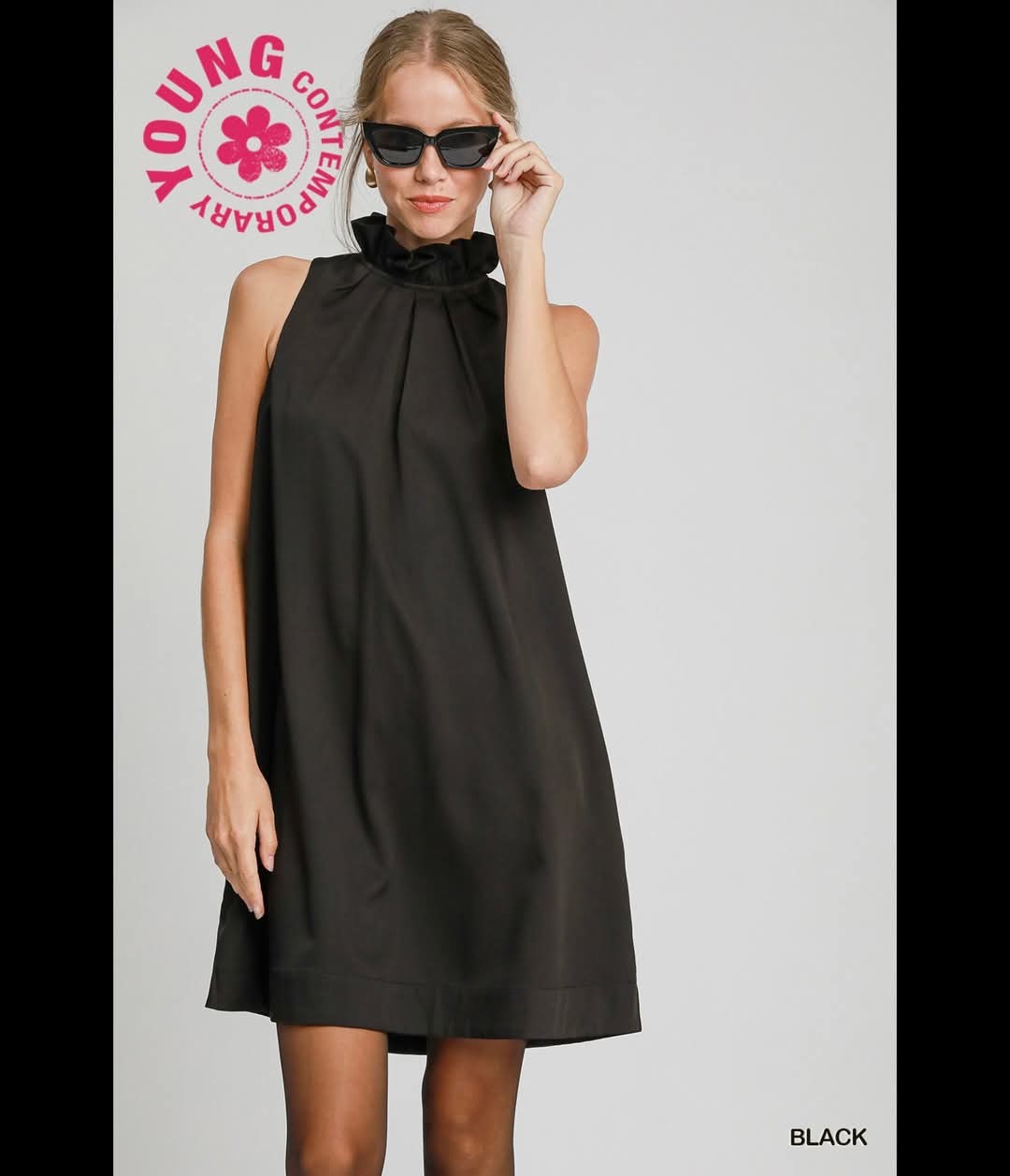 Black Bow Liz Tie Dress