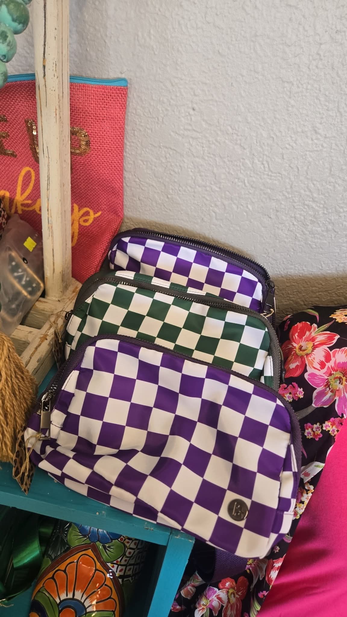 The Checker Chic Bum Bag