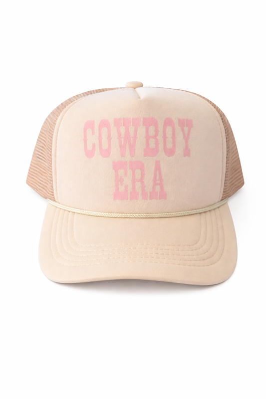 Light Pink Cowboy Era Cap