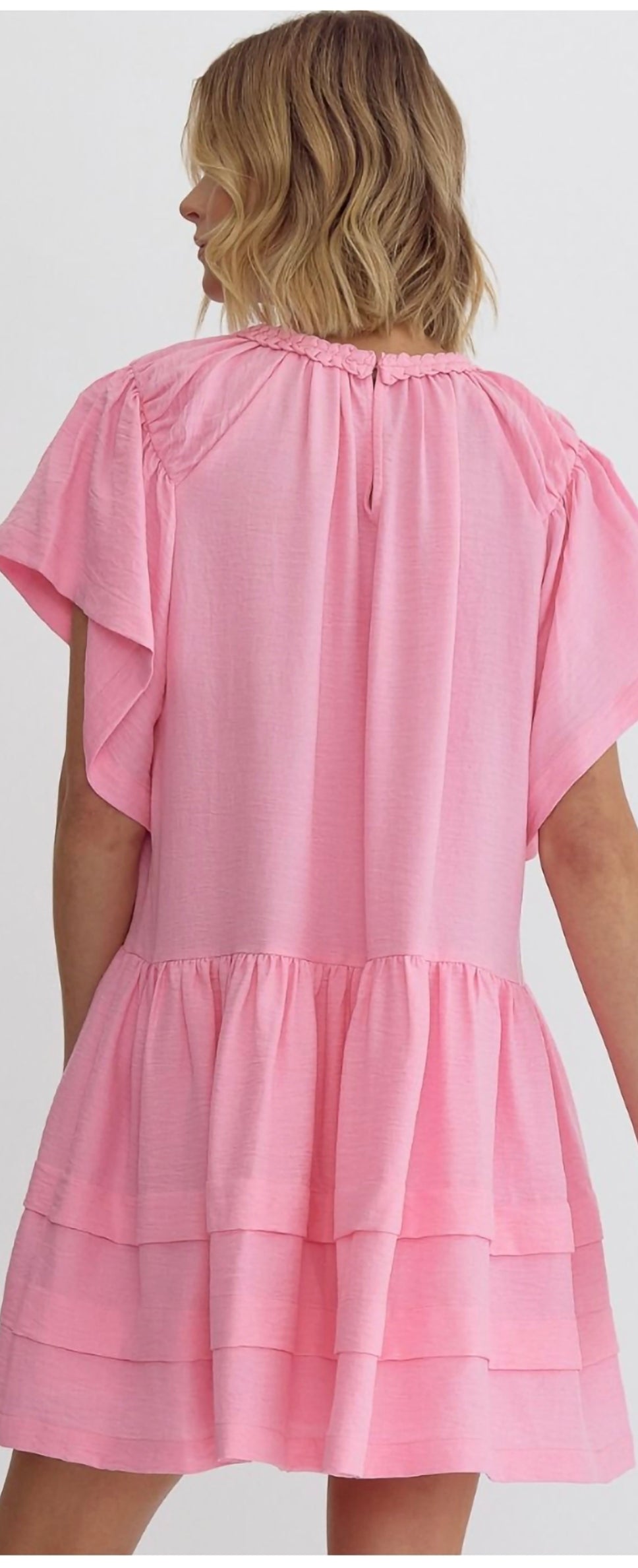 Blush Breeze Baby Doll Dress