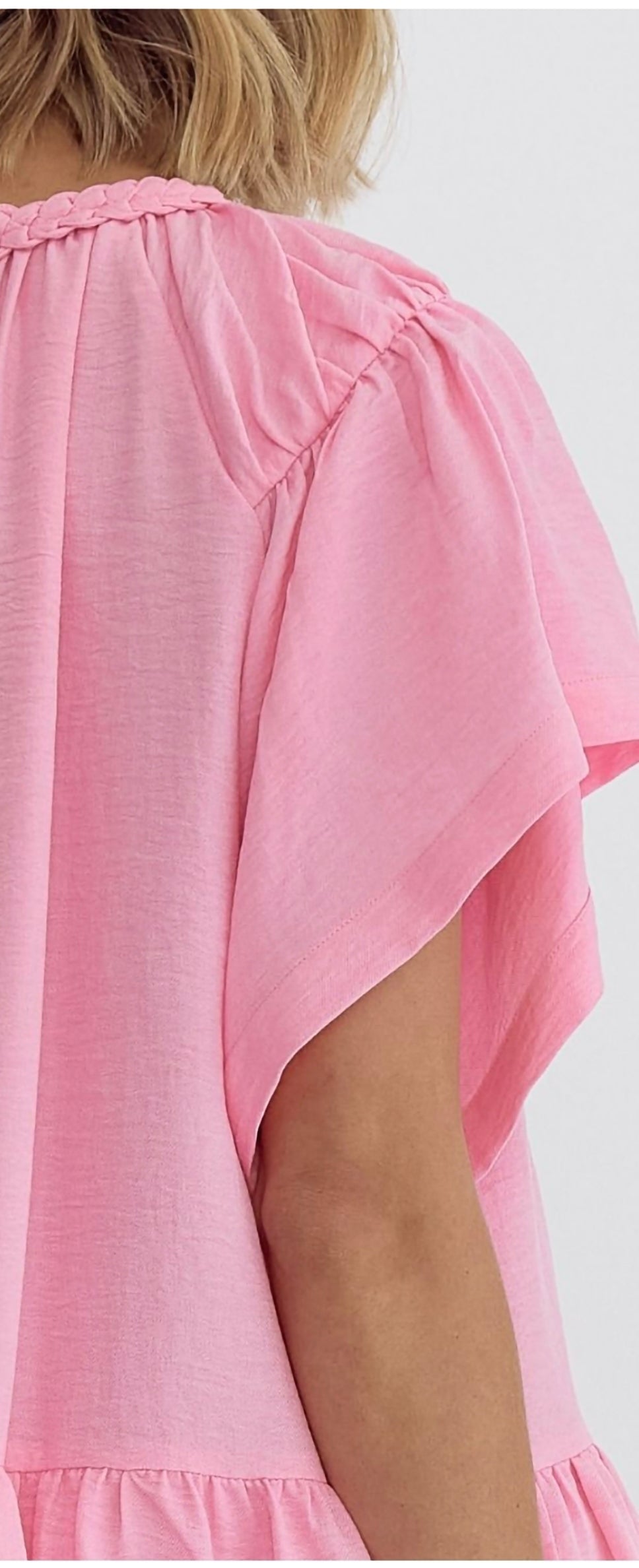 Blush Breeze Baby Doll Dress