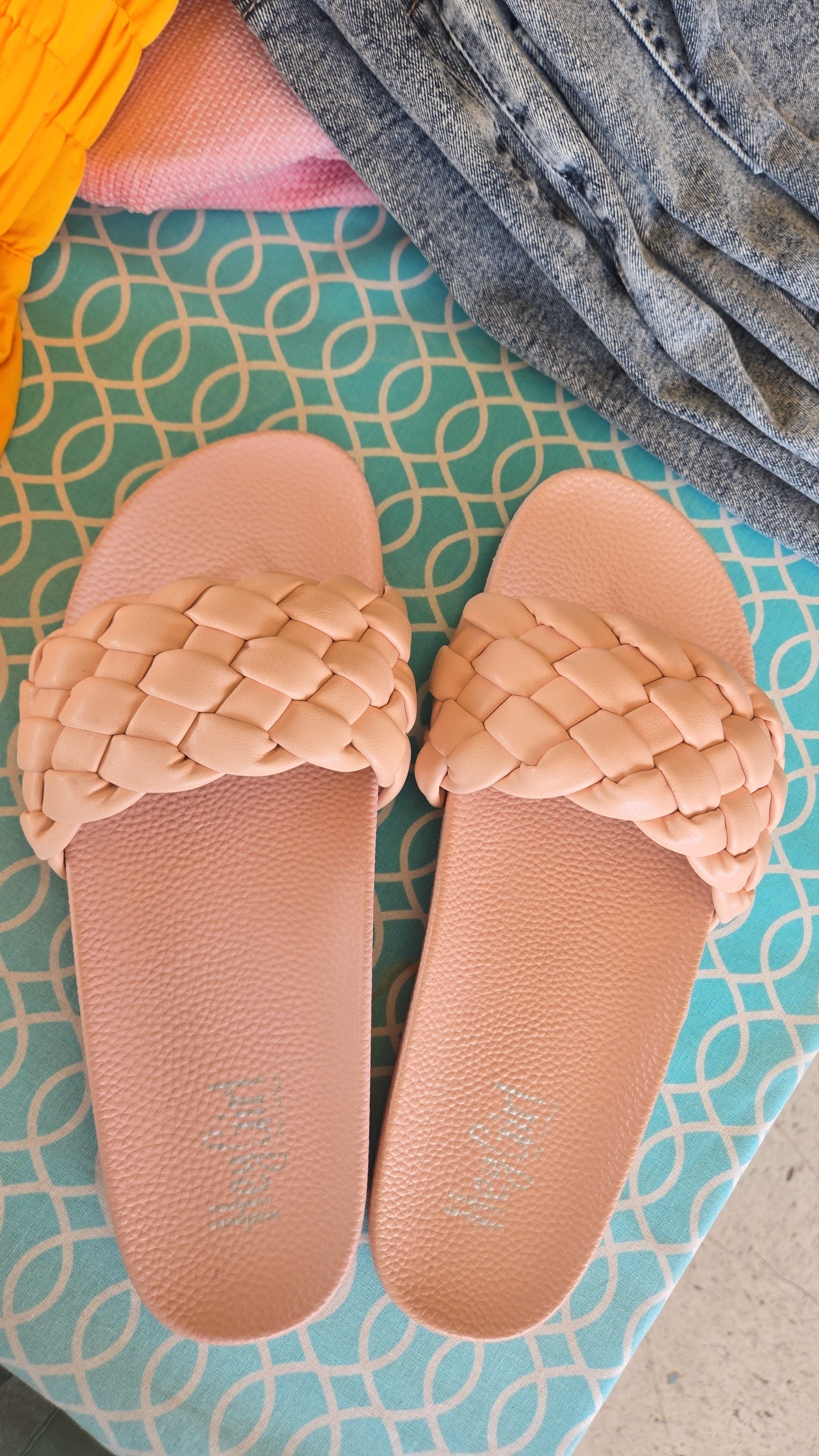 Hey Girl Blush Pink Sandals