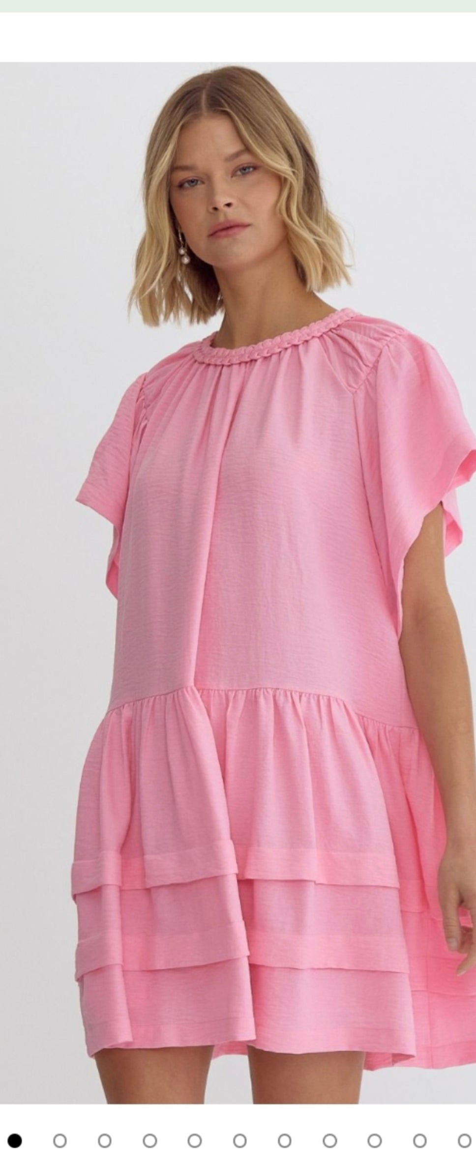Blush Breeze Baby Doll Dress