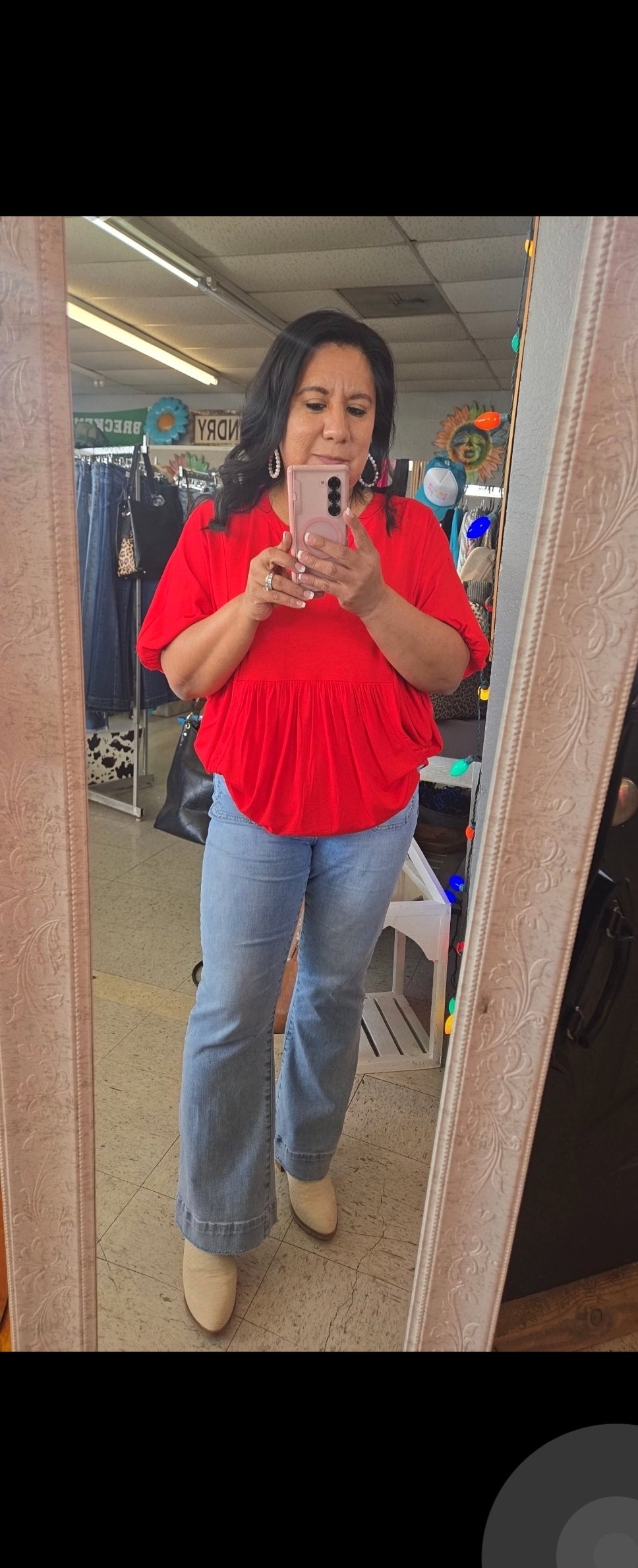 Cherry Red Top