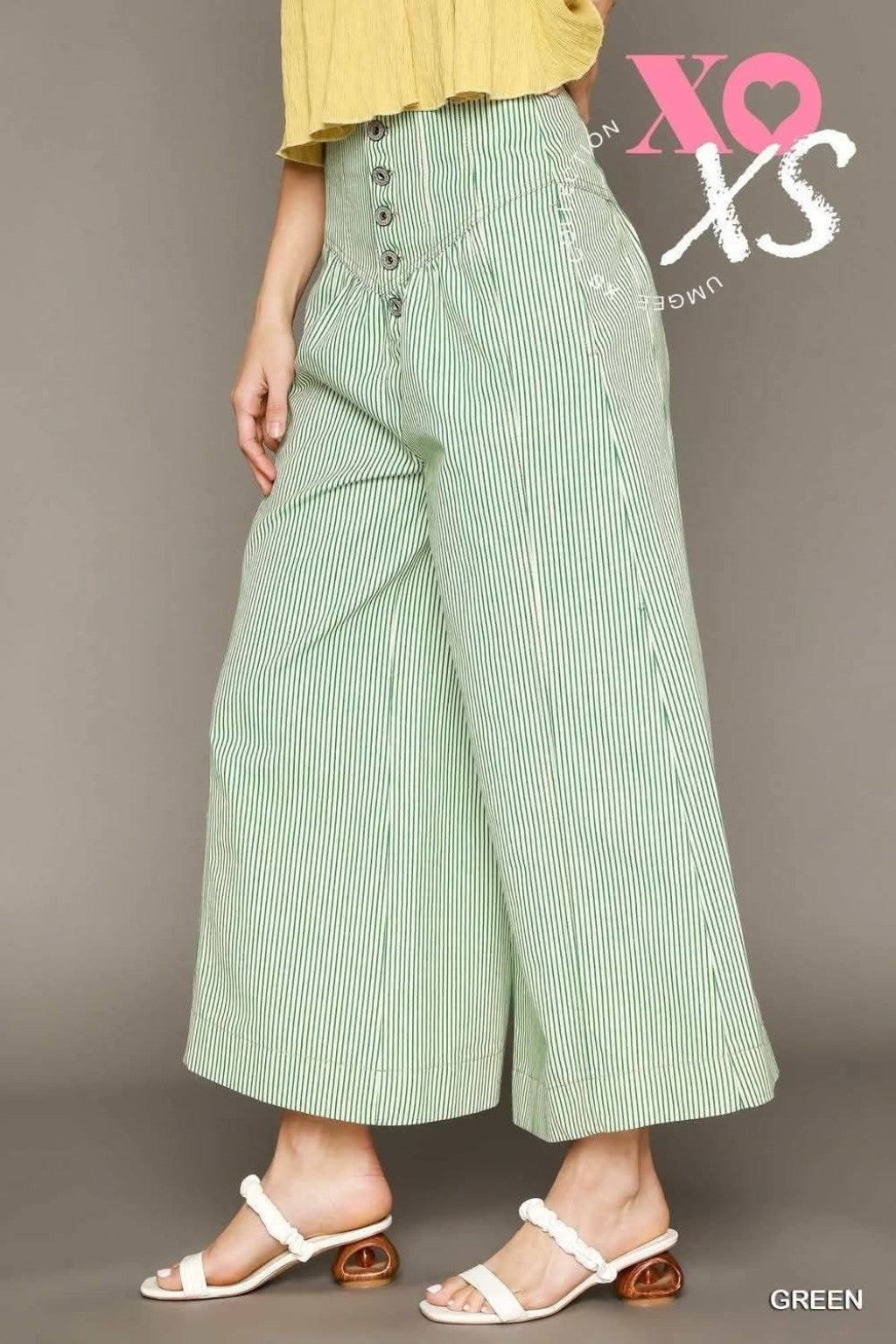 Striped Kellie Green pants