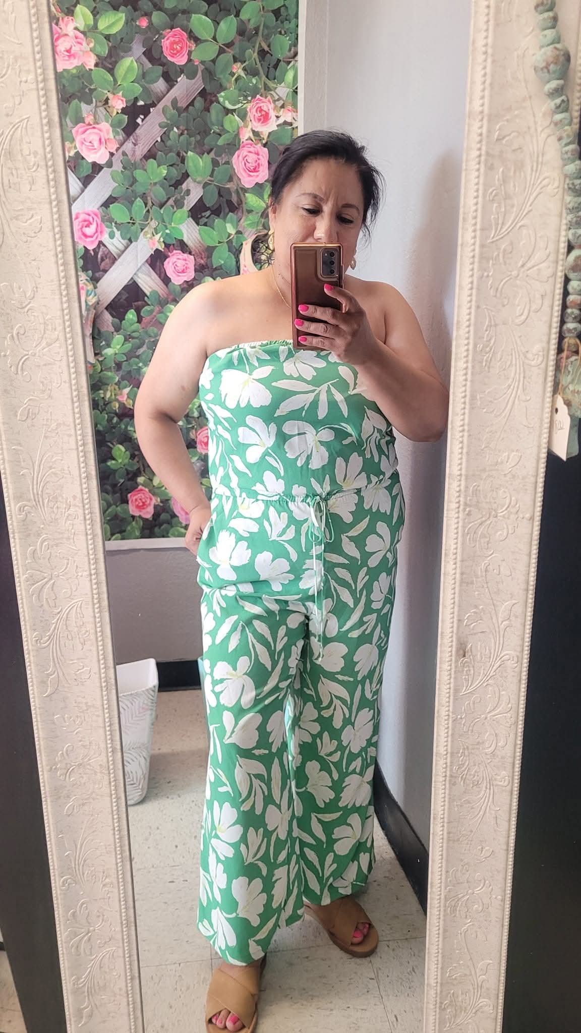 Island Breeze Strapless Jumpsuit