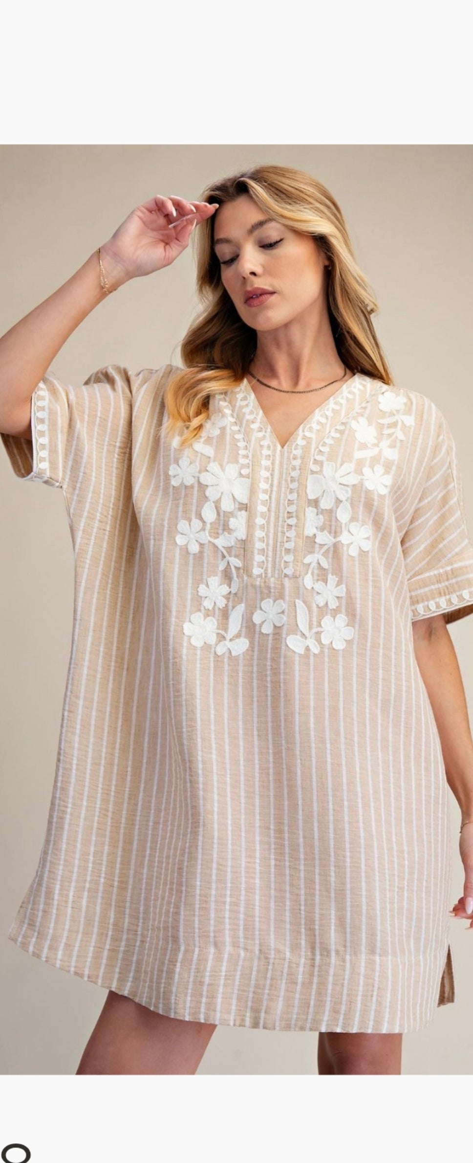 Sweet Magnolia Embroidered Dress