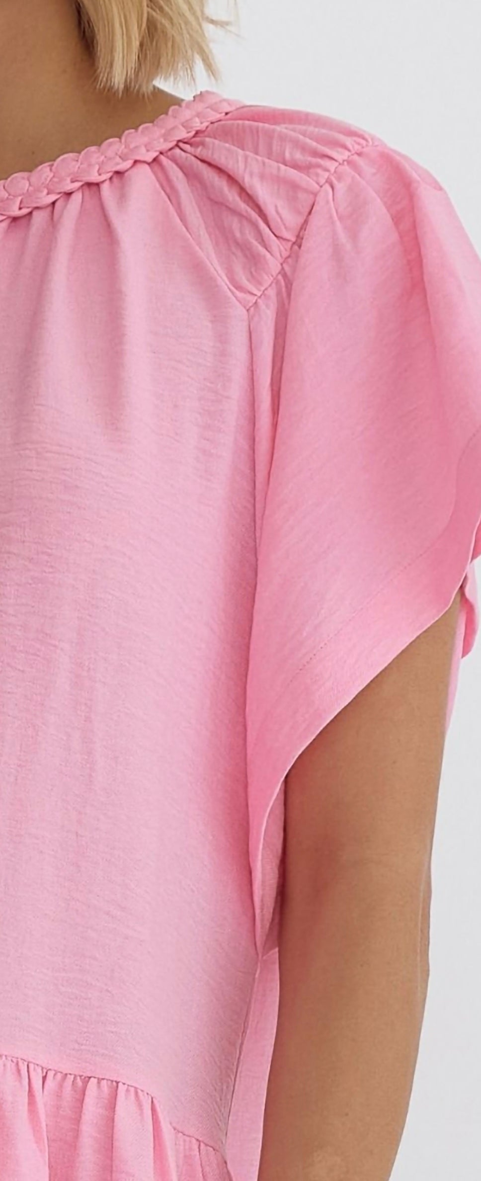 Blush Breeze Baby Doll Dress