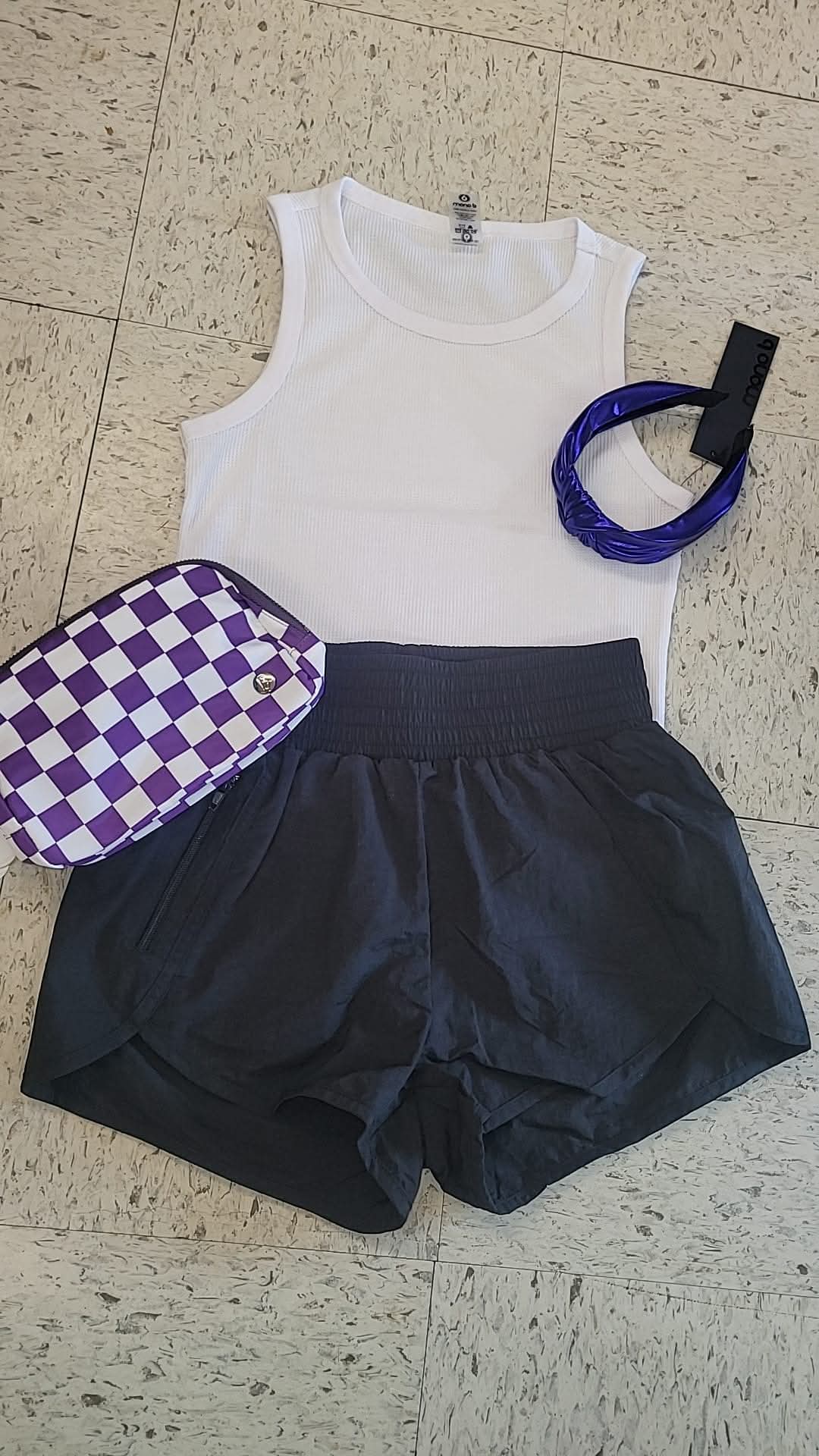 The Checker Chic Bum Bag