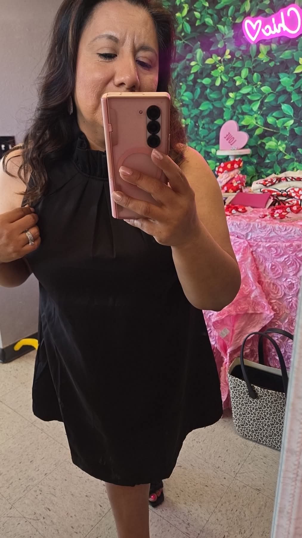 Black Bow Liz Tie Dress